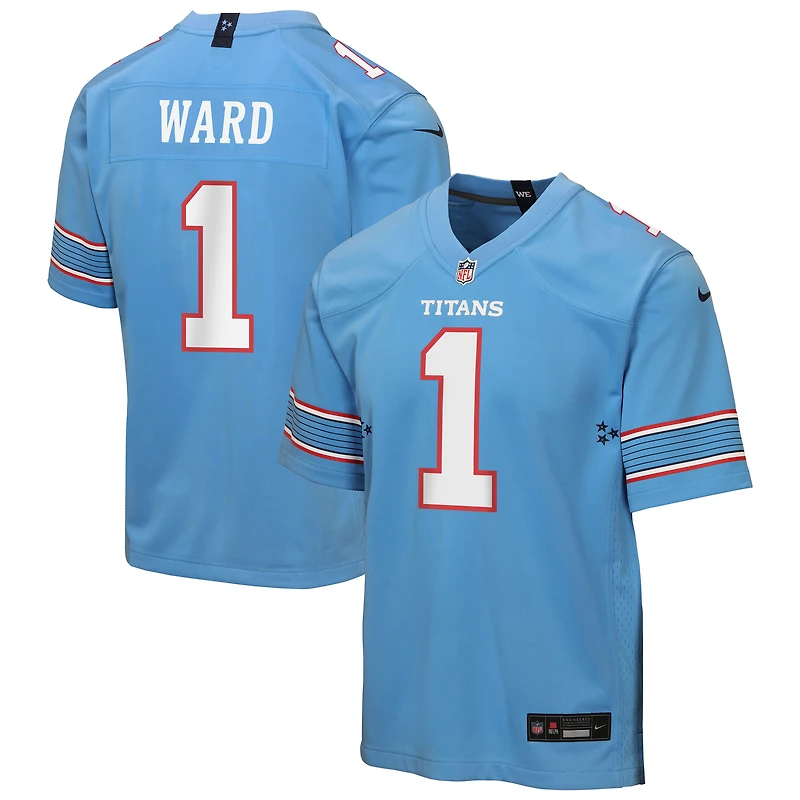 Youth Nike Cameron Ward Light Blue Tennessee Titans Game Jersey