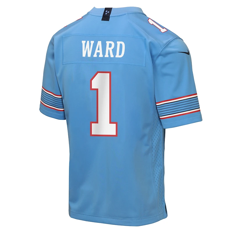 Youth Nike Cameron Ward Light Blue Tennessee Titans Game Jersey