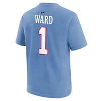 Youth Nike Cameron Ward Light Blue Tennessee Titans Name & Number T-Shirt