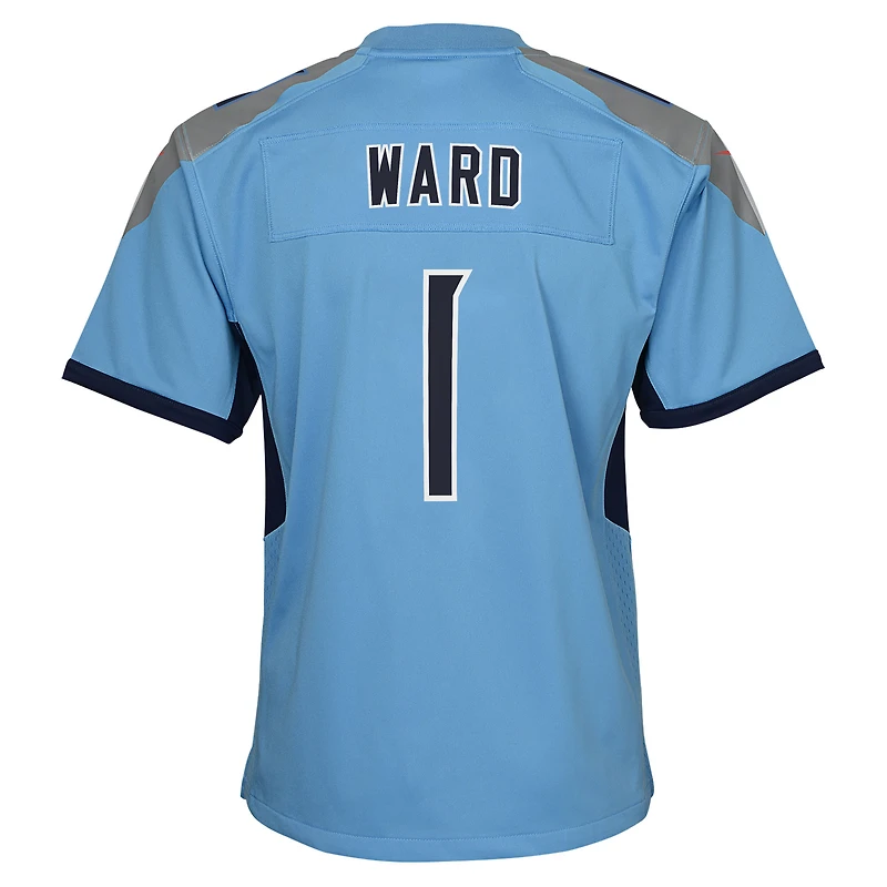 Maillot Nike Cameron Ward bleu clair pour jeune des Tennessee Titans