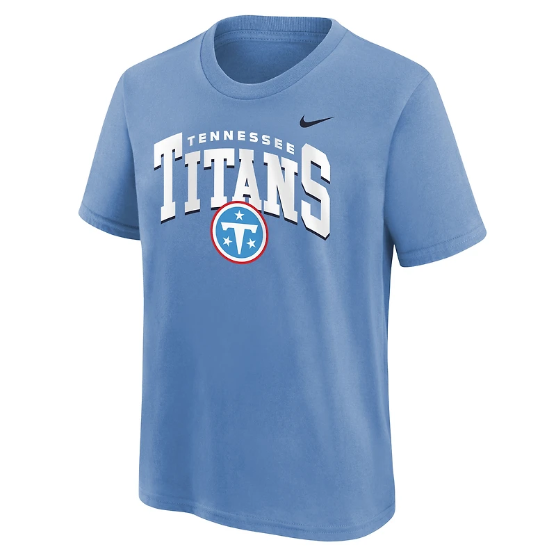 Youth Nike Light Blue Tennessee Titans Edge Enforcer T-Shirt