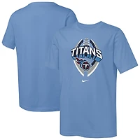 T-shirt Nike bleu clair Tennessee Titans Icon Legend pour jeune