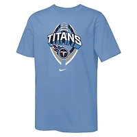 T-shirt Nike bleu clair Tennessee Titans Icon Legend pour jeune