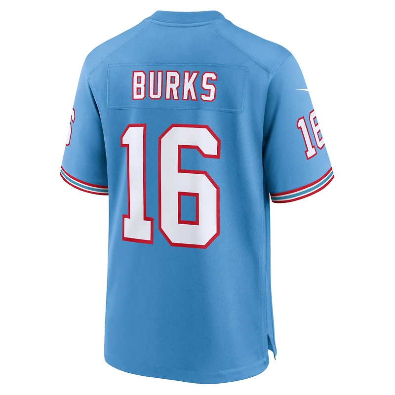 Maillot de match Nike Treylon Burks bleu clair pour jeune des Titans du Tennessee