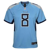 Youth Nike Will Levis Light Blue Tennessee Titans Game Jersey