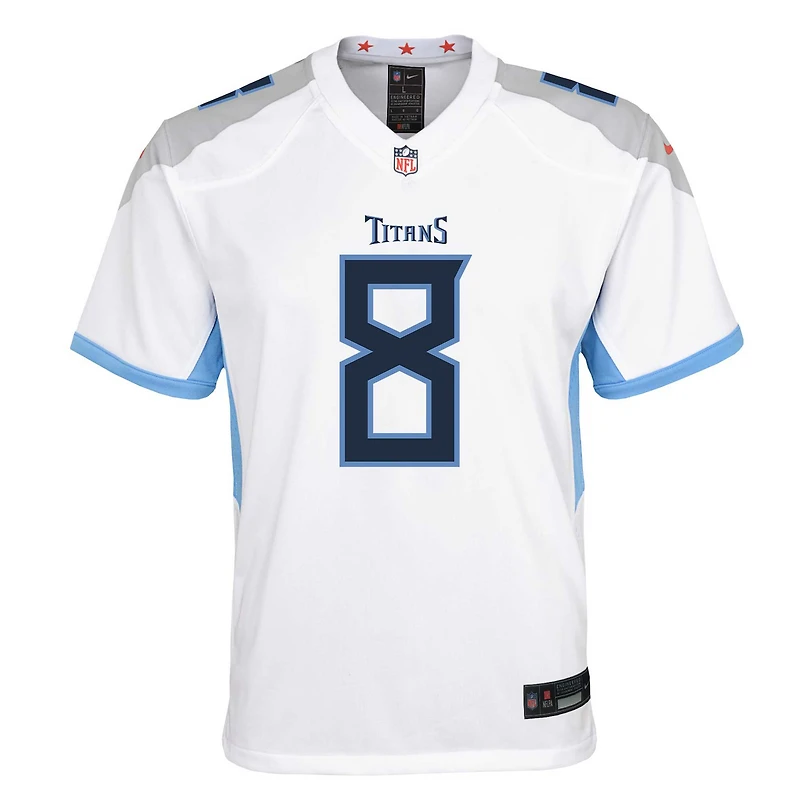 Youth Nike Will Levis White Tennessee Titans Game Jersey