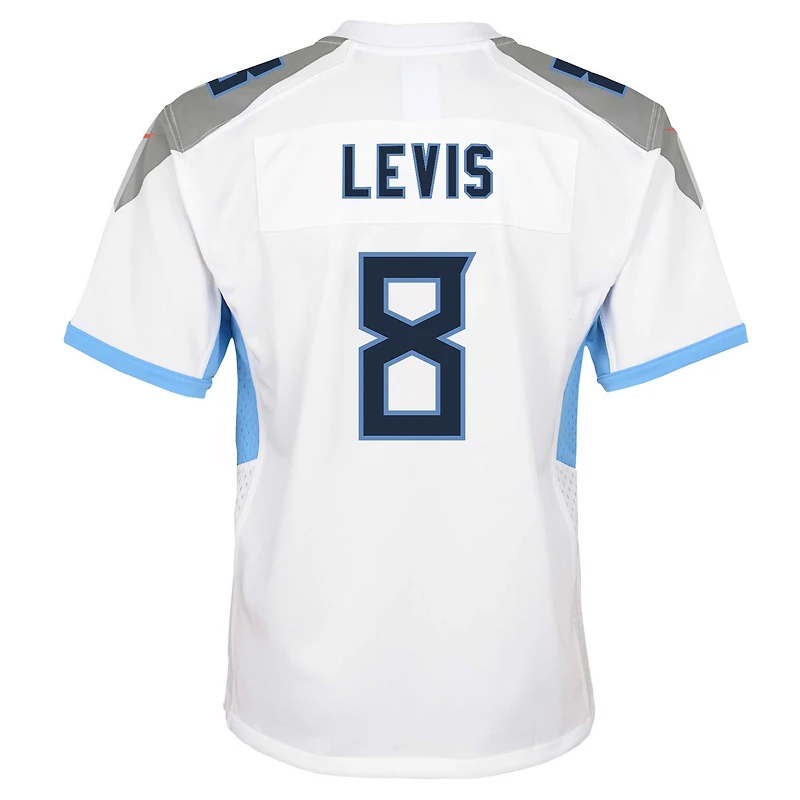 Youth Nike Will Levis White Tennessee Titans Game Jersey