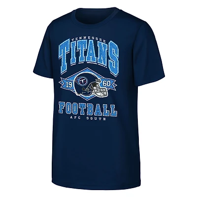 Youth Outerstuff  Navy Tennessee Titans Kick Off T-Shirt