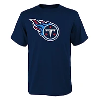 Youth Outerstuff Navy Tennessee Titans Primary Logo T-Shirt