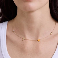 BaubleBar Tennessee Volunteers Delicate Spaced Charm Necklace