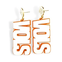 Brianna Cannon Tennessee Volunteers Boucles d'oreilles avec grand mot