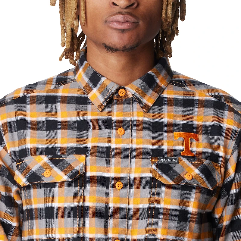 Columbia  Tennessee Orange Volunteers Flare Gun Flannel Long Sleeve Shirt