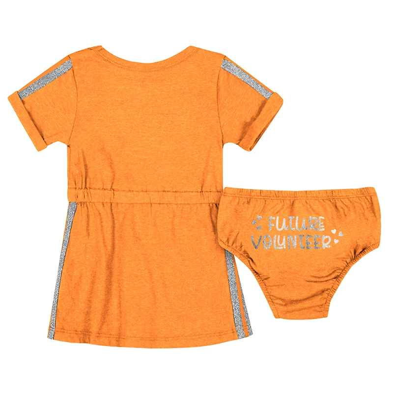 Ensemble robe et bloomer Xur Orange Tennessee Volunteers pour nouveau-né nourrisson filles Colosseum