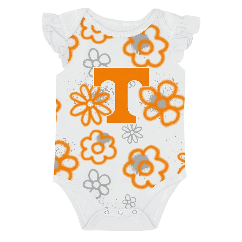 Ensemble deux pièces pour nouveau-né et nourrisson fille Tennessee Volunteers Little Sunshine Orange/Blanc