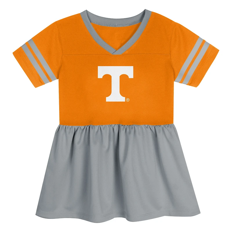 Robe en jersey tendance orange/gris Tennessee Volunteers Stadium Lights pour filles de l'école maternelle Outerstuff