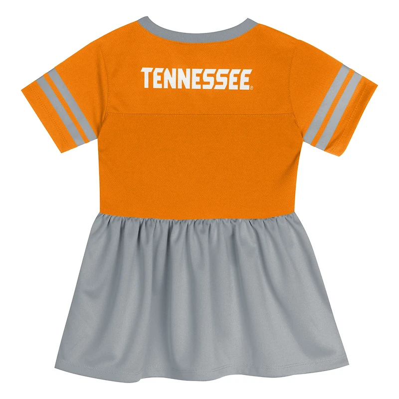 Robe en jersey tendance orange/gris Tennessee Volunteers Stadium Lights pour filles de l'école maternelle Outerstuff