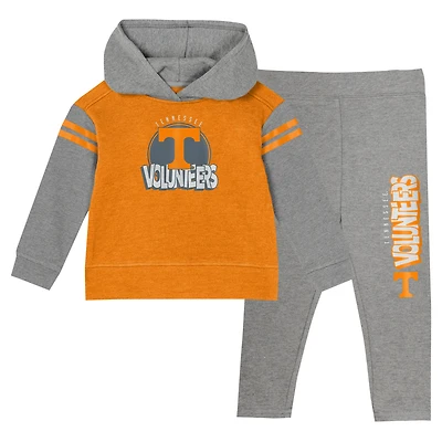 Ensemble sweat à capuche et leggings pour filles de l'école maternelle Tennessee Orange Volunteers Preschool Clubhouse