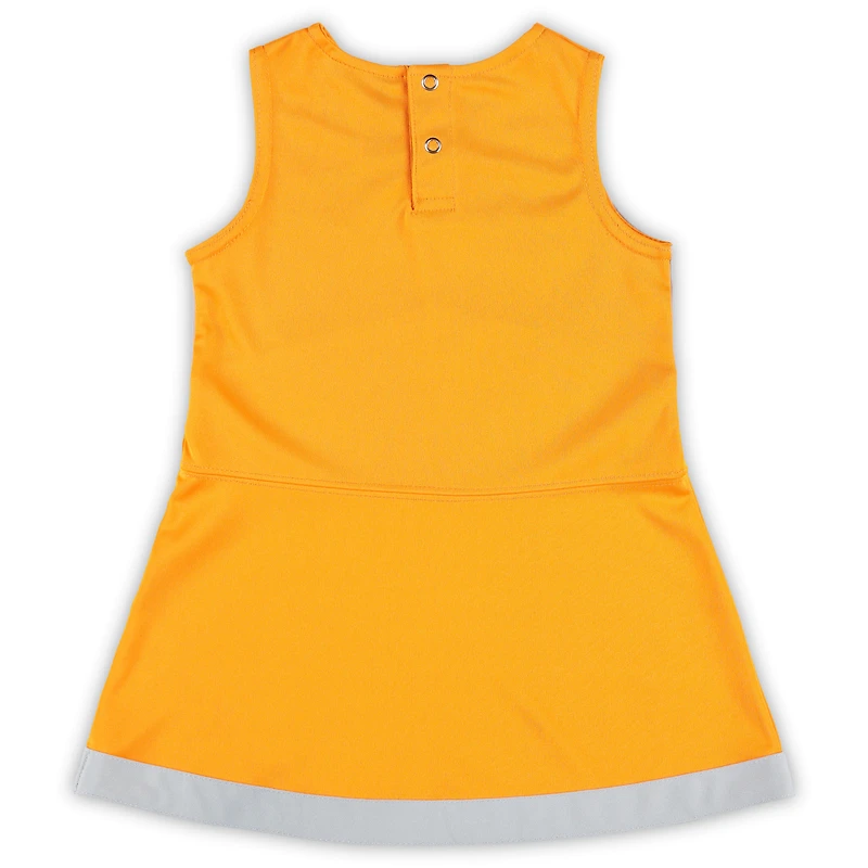Girls Preschool Tennessee Orange Volunteers Two-Piece Cheer Captain Jumper Dress & Bloomers Set