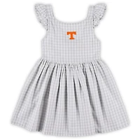 Robe blanche à carreaux Constance des Tennessee Volunteers pour petites filles