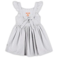 Robe blanche à carreaux Constance des Tennessee Volunteers pour petites filles