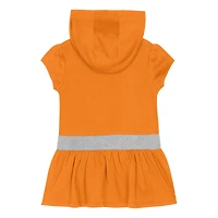 Girls Toddler Tennessee Orange Volunteers Team Love French Terry Hoodie Dress