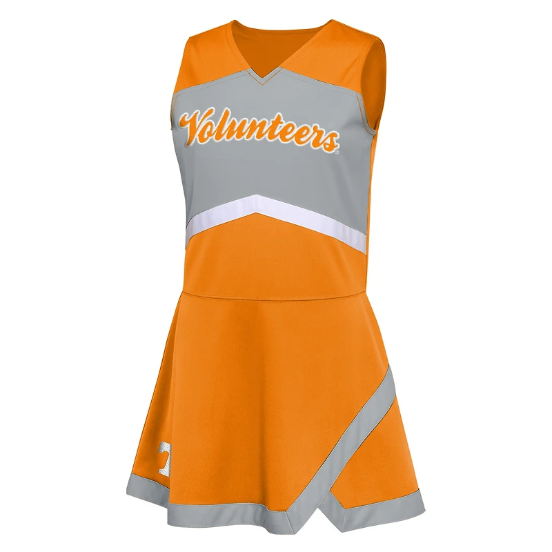 Robe pull de capitaine cheerleading des volontaires du Tennessee Orange pour jeunes filles