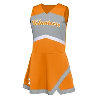 Robe pull de capitaine cheerleading des volontaires du Tennessee Orange pour jeunes filles