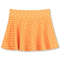 Girls Youth ZooZatz Tennessee Orange Volunteers All-Over Print Tennis Skort
