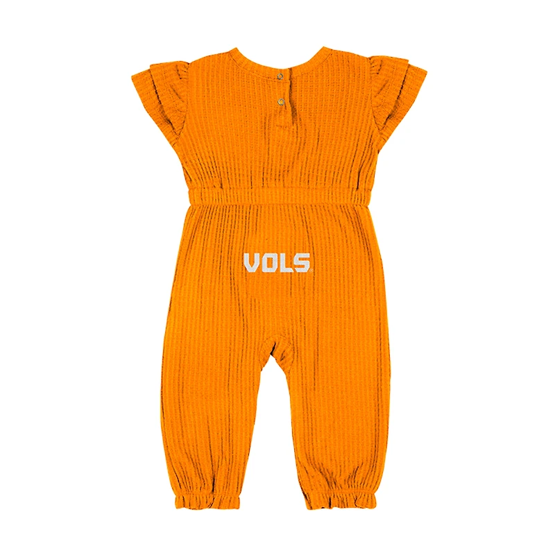 Grenouillère en tricot gaufré pour bébé Colosseum Tennessee Orange Volunteers Beautopia