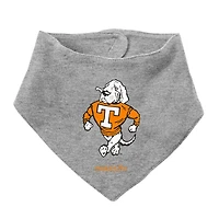 Ensemble de 3 bodys, bavoirs et chaussons Mitchell & Ness pour bébé, orange/gris chiné, Tennessee Volunteers