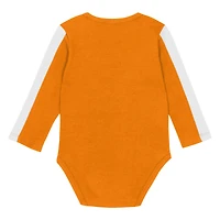 Ensemble 3 pièces pour bébé Outerstuff Tennessee Orange/Blanc Volunteers Double Down Body et pantalon