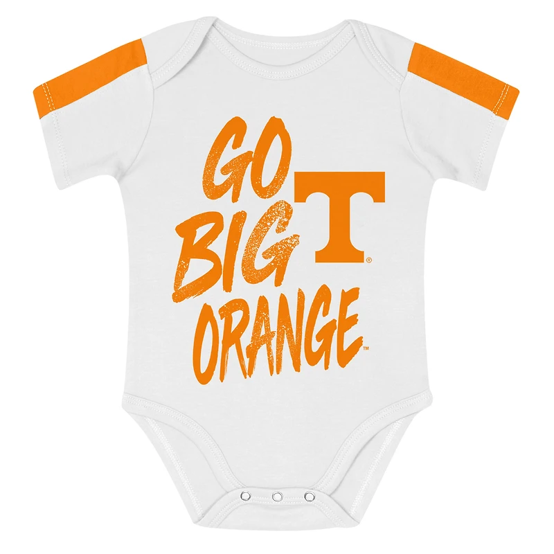 Ensemble 3 pièces pour bébé Outerstuff Tennessee Orange/Blanc Volunteers Double Down Body et pantalon
