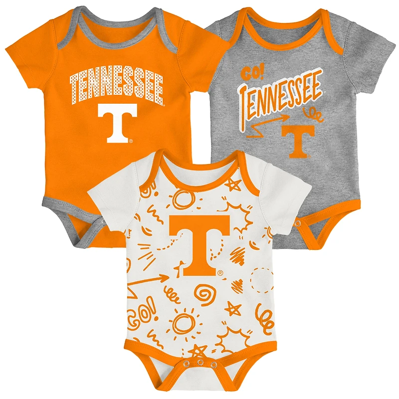 Ensemble de 3 pièces pour bébé Outerstuff Tennessee Volunteers All Day Play