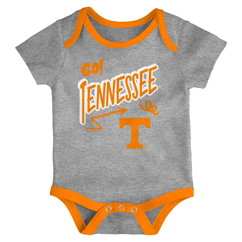 Infant Outerstuff Tennessee Volunteers All Day Play Three-Piece Bodysuit Set