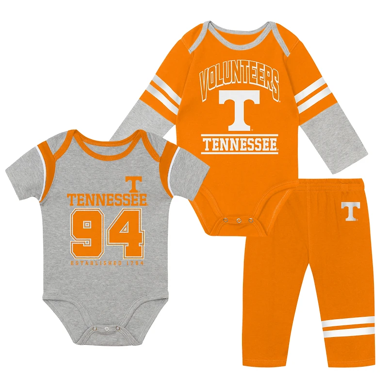 Ensemble trois pièces body et pantalon Baby Outerstuff Tennessee Volunteers Double Up