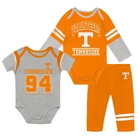 Ensemble trois pièces body et pantalon Baby Outerstuff Tennessee Volunteers Double Up