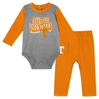 Infant Tennessee Orange Volunteers Double Up Long Sleeve Bodysuit & Pant Set