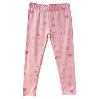 Infant Wes & Willy Pink Tennessee Volunteers Heart Print Ruffle Long Sleeve T-Shirt and Pants Sleep Set