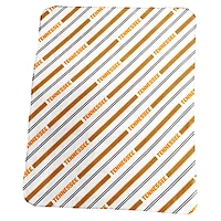 Logo Brands Tennessee Volunteers 50" x 60" Classic Vertical Stripe Fleece Throw Blanket