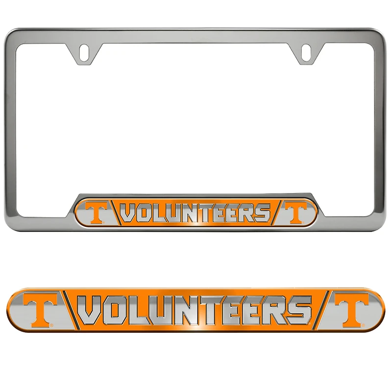 Logo Brands Tennessee Volunteers Embossed License Plate Frame