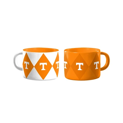Logo Brands Tennessee Volunteers Two-Pack Diamond Mug Set