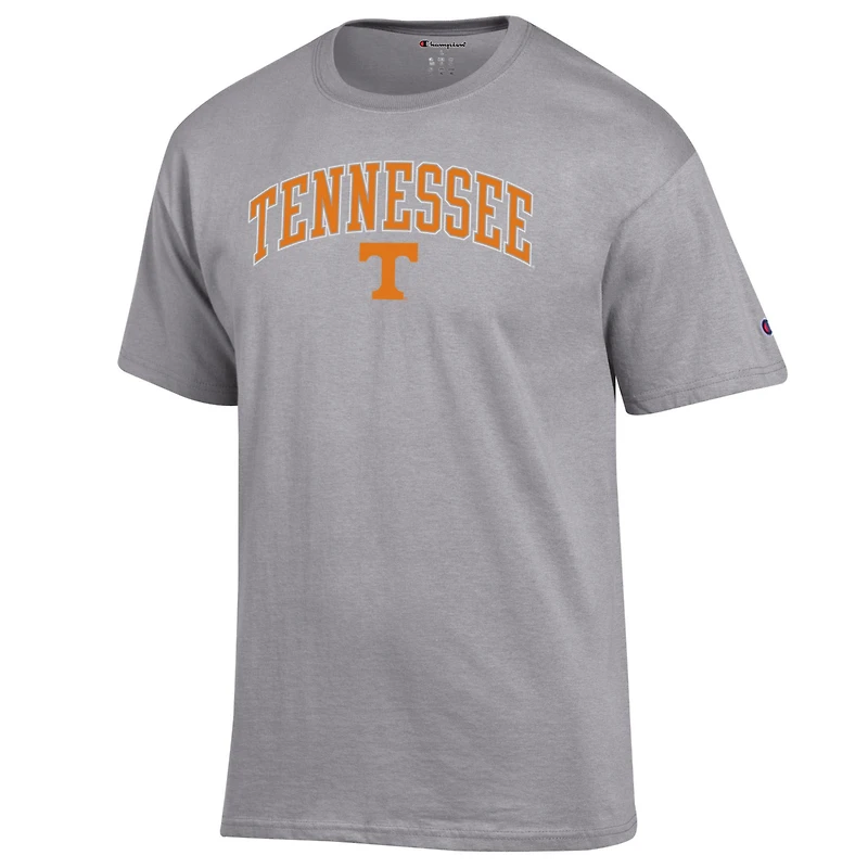 Men's Champion  Heather Gray Tennessee Volunteers Arch Over Logo T-Shirt