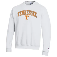 Men's Champion  White Tennessee Volunteers Arch Over Logo Pullover Sweatshirt