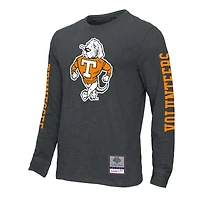 Men's Mitchell & Ness  Charcoal Tennessee Volunteers Team Pride Long Sleeve T-Shirt