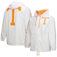 Men's Mitchell & Ness  White Tennessee Volunteers Coaches Full-Snap Hoodie Jacket