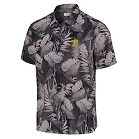 Men's Tommy Bahama  Black Tennessee Volunteers Coast Nuevo Fronds Camp Button-Up Top
