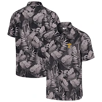 Men's Tommy Bahama  Black Tennessee Volunteers Coast Nuevo Fronds Camp Button-Up Top