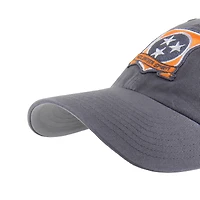 Men's '47 Anthracite Tennessee Volunteers Smokey Grey Ballpark Clean Up Adjustable Hat