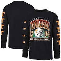 Men's '47  Black Tennessee Volunteers Go Big Long Sleeve T-Shirt