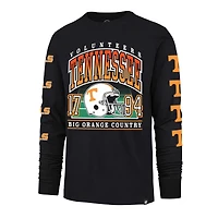 Men's '47  Black Tennessee Volunteers Go Big Long Sleeve T-Shirt